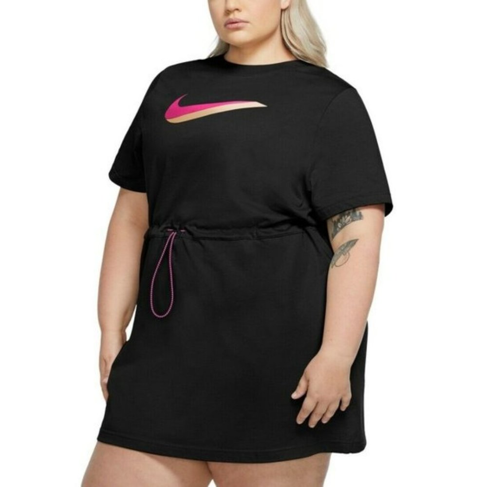 Nike Plus Size Drawstring-Waist Logo Dress Size 2X